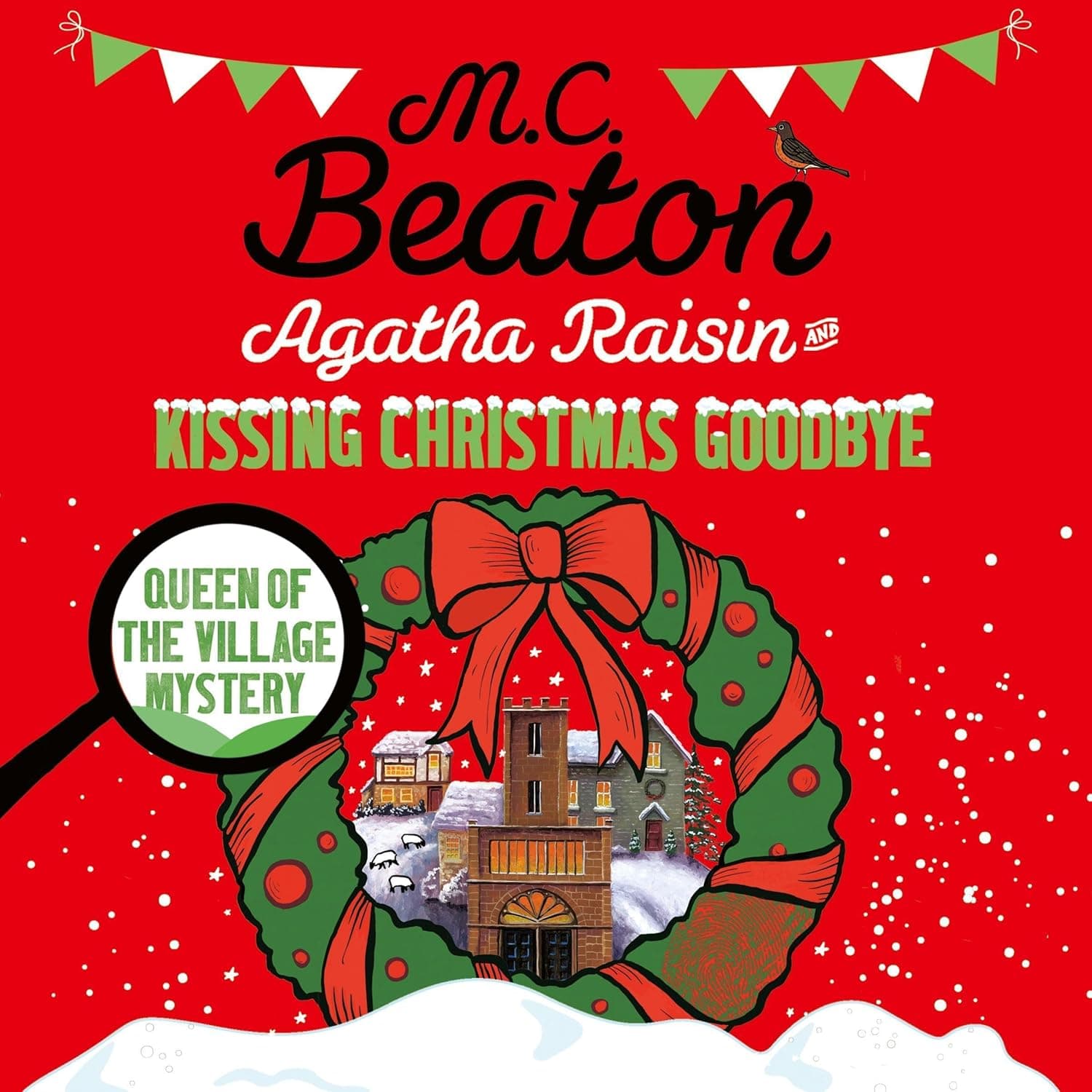 Agatha Raisin and Kissing Christmas Goodbye cover